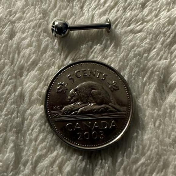 3/$48 Body Jewelry| NWOT Round TopFlat Bottom Bar Star David BUY 2 get 3rd Free - Picture 2 of 4